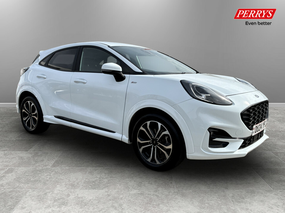 Ford Puma 1.0 Ecoboost Hybrid Mhev 155 St-line White