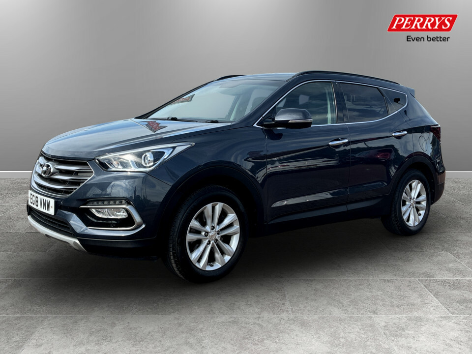 Hyundai Santa Fe 2.2 Crdi Blue Drive Premium 5 Seats Blue #3