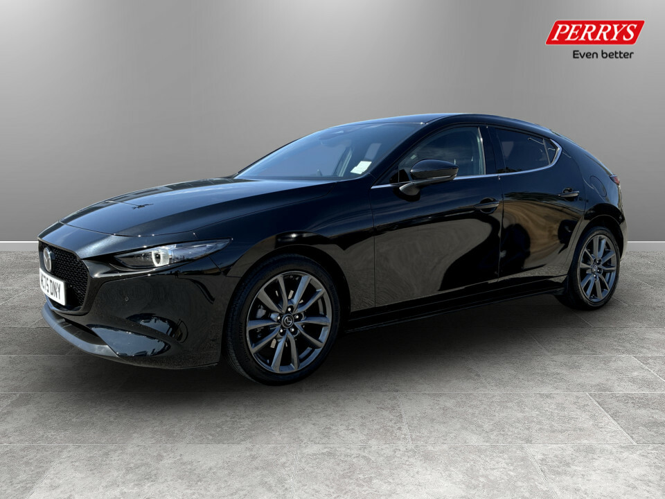 Mazda 3 2.5 E-skyactiv G Mhev 140 Exclusive-line MC75DNY Black #3