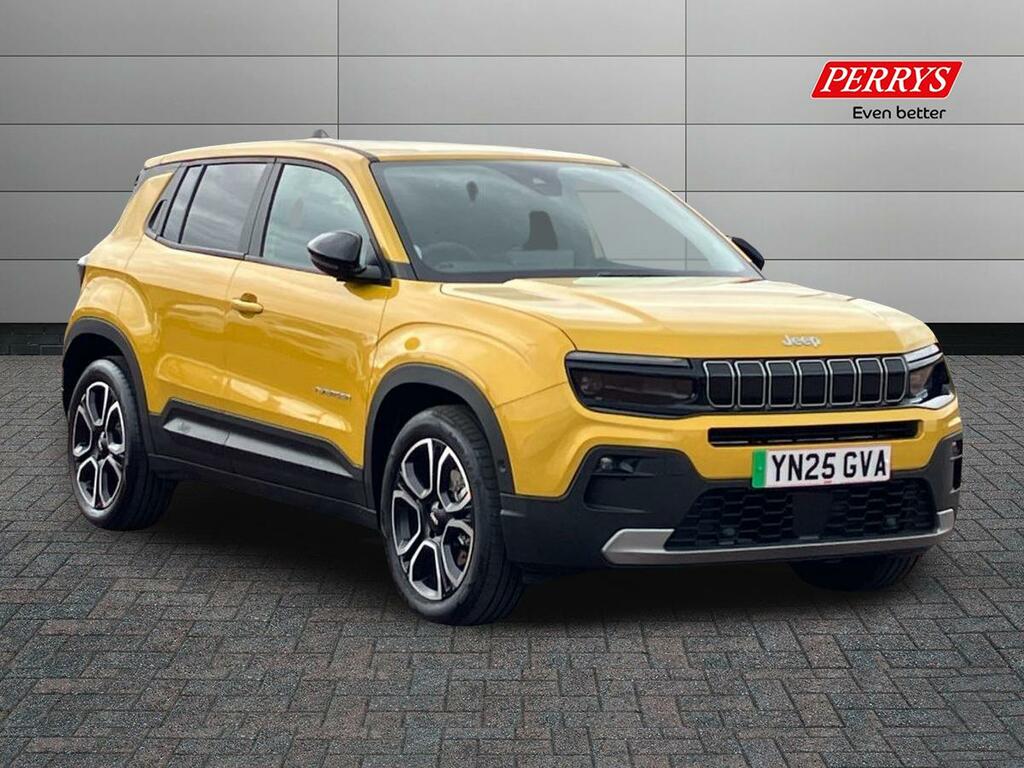 Jeep Avenger 115Kw Summit 54Kwh YN25GVA Yellow