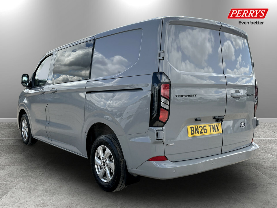Ford Transit Custom 320 2.5 Phev 232Ps L1 H1 Dcab In Van Limited BN26TMX Grey #5