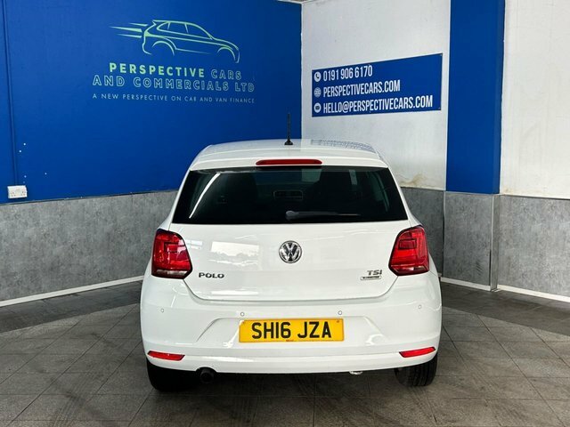 Volkswagen Polo 1.2 Tsi Bluemotion Tech Match Hatchback SH16JZA White #4