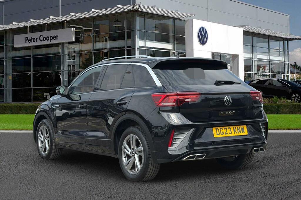 Volkswagen T-Roc 1.5 Tsi R-line DG23KNW Black #3