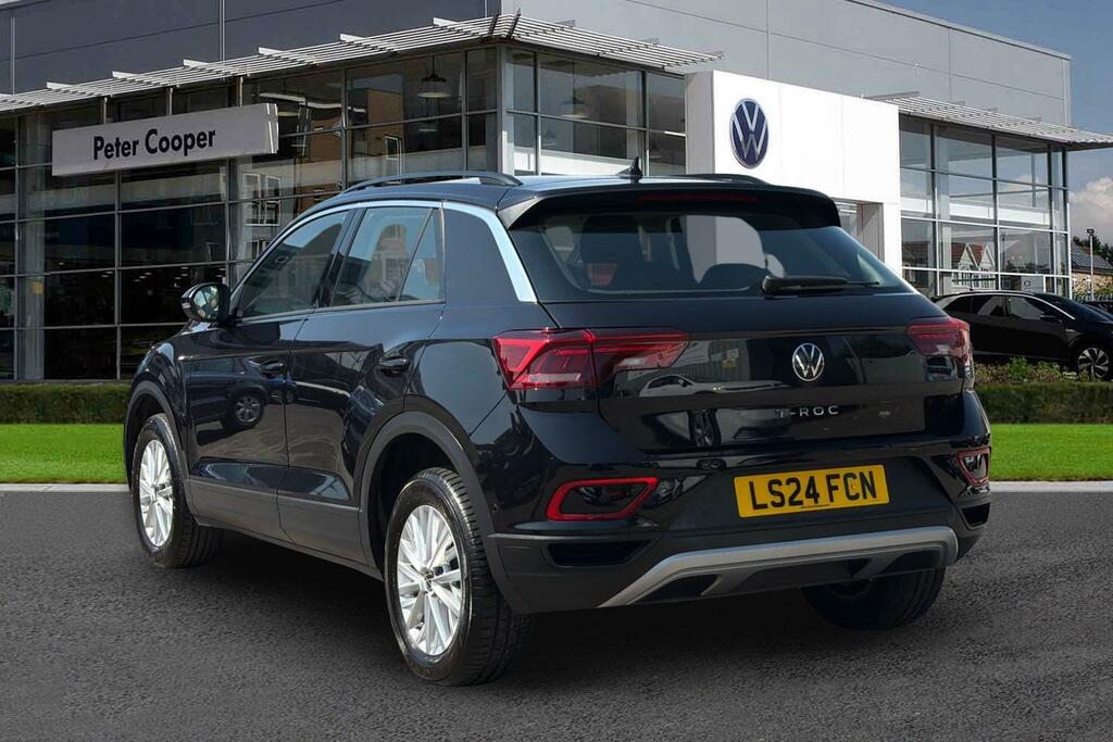 Volkswagen T-Roc 1.5 Tsi Life Dsg LS24FCN Black #3