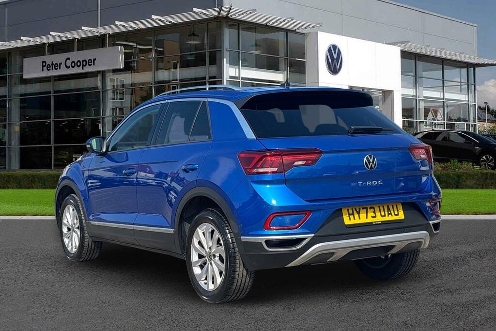 Volkswagen T-Roc 1.5 Tsi Style HY73UAU Blue #3