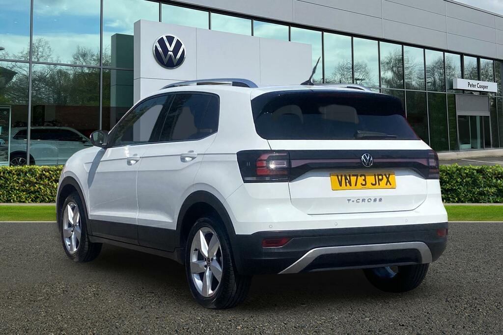 Volkswagen T-Cross 1.5 Tsi Evo Sel Dsg White #3