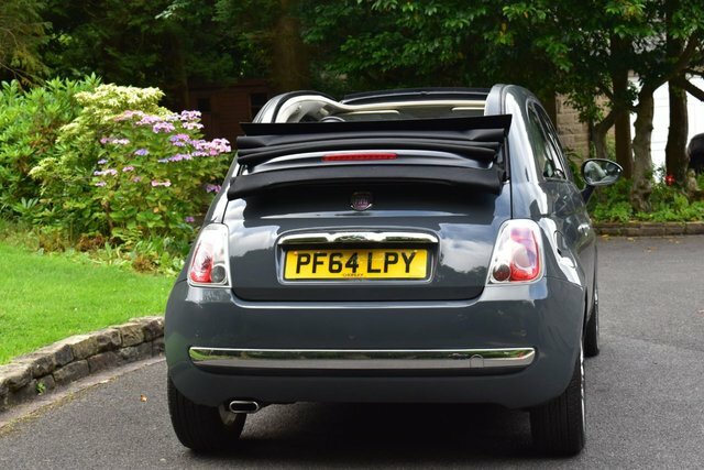 Fiat 500C 0.9 Twinair Lounge Convertible E Grey #4