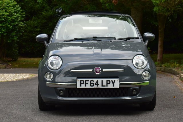 Fiat 500C 0.9 Twinair Lounge Convertible E Grey #3