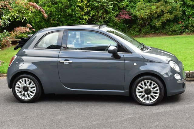 Fiat 500C 0.9 Twinair Lounge Convertible E Grey #2