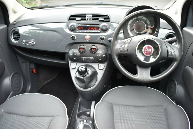 Fiat 500C 0.9 Twinair Lounge Convertible E Grey #5