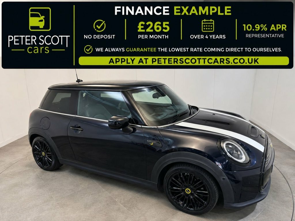 Mini Electric Hatchback Black #3