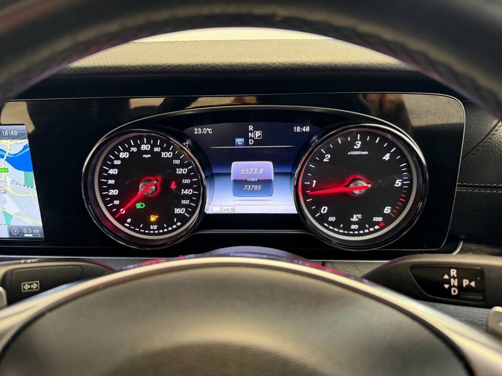 Mercedes-Benz E Class 2.0 E220d Amg Line Saloon G-tronic Eur Black #35