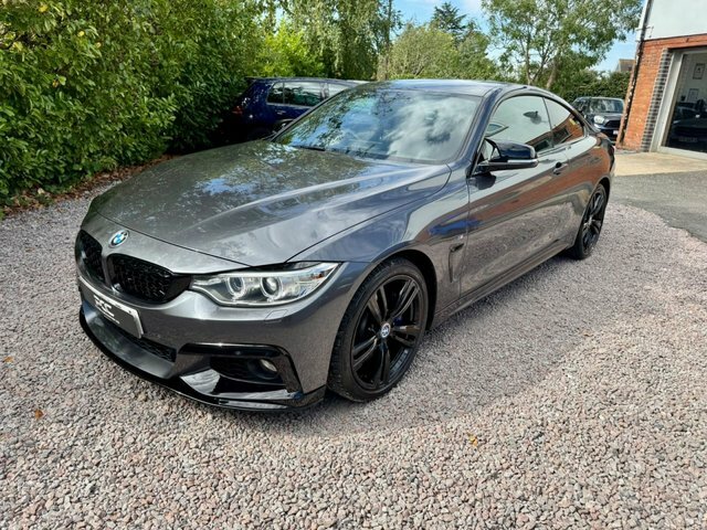 BMW 4 Series Gran Coupe 2017 3.0 430D M Sport Coupe Euro 6 HT66LBJ Grey #6