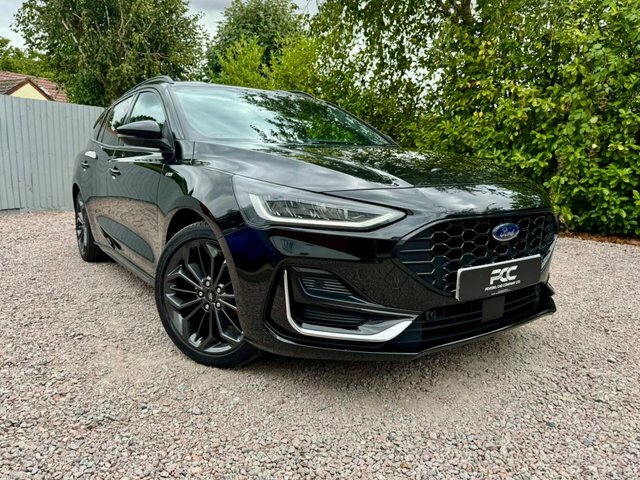 Ford Focus 2022 1.0T Ecoboost Mhev St-line Vignale Estate LV72WGK Black #4