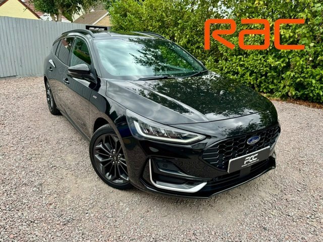 Ford Focus 2022 1.0T Ecoboost Mhev St-line Vignale Estate LV72WGK Black
