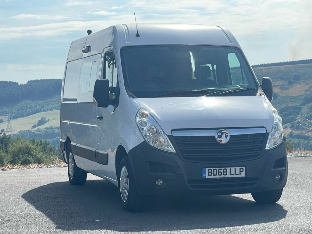 Vauxhall Movano 2018 2.3 Cdti 3500 Biturbo Chassis Cab White #25