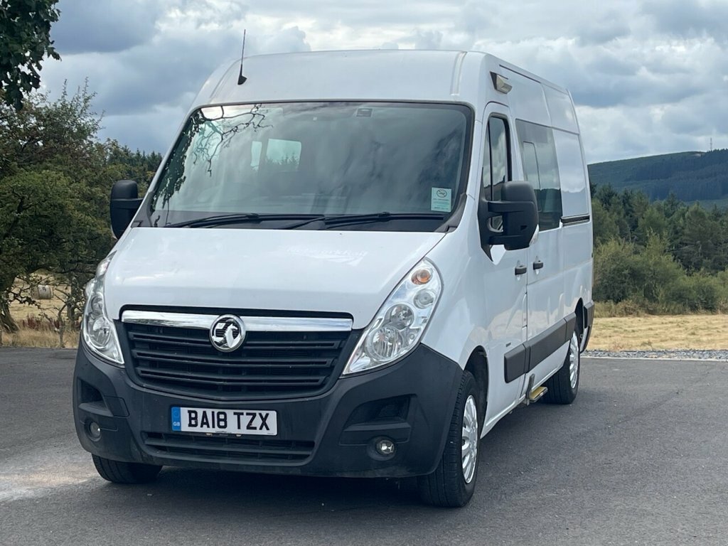 Vauxhall Movano Mpv White #3