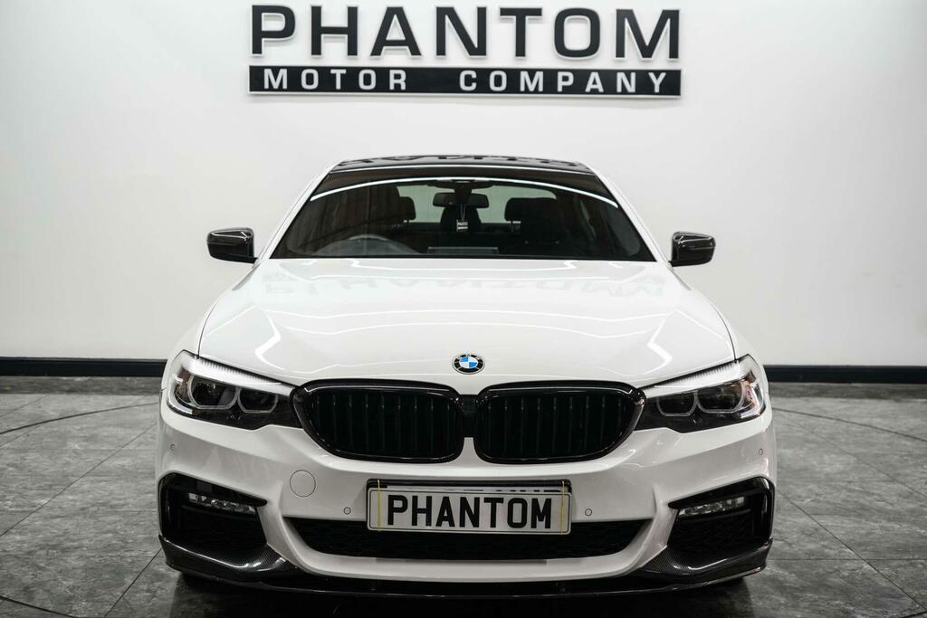 BMW 5 Series M Sport White #2