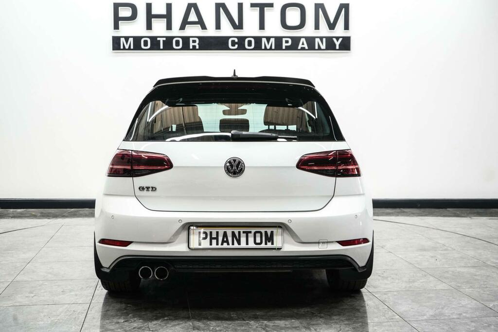 Volkswagen Golf Gtd White #4