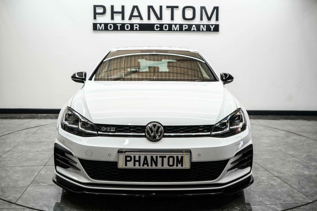 Volkswagen Golf Gtd White #5