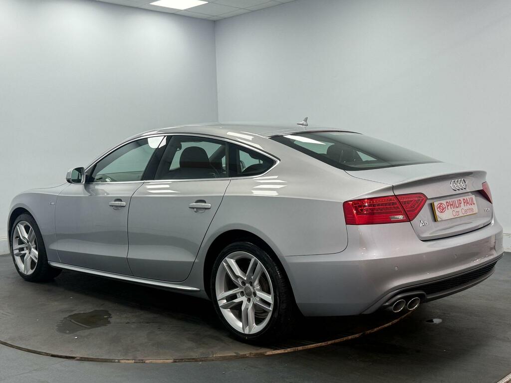 Audi A5 2.0 Tdi 190 S Line Multitronic Nav 5 Seat Silver #3