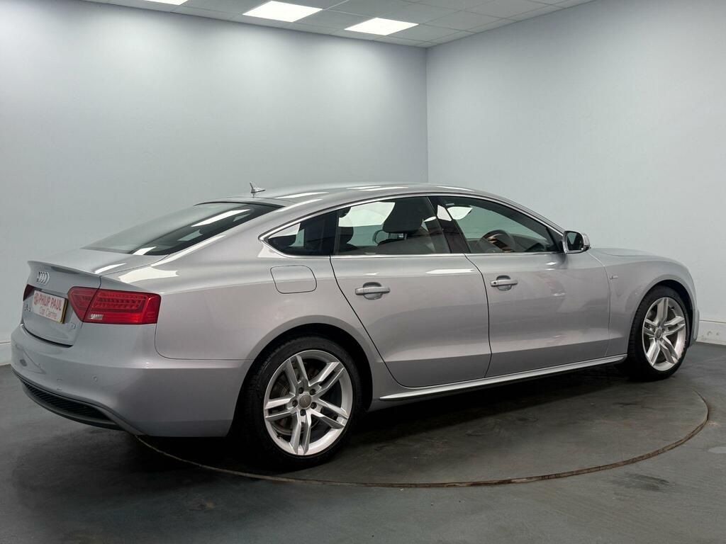 Audi A5 2.0 Tdi 190 S Line Multitronic Nav 5 Seat Silver #4