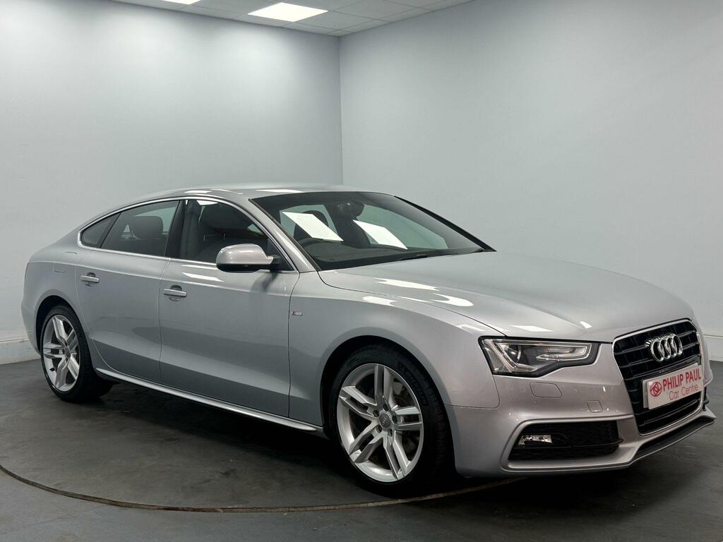 Audi A5 2.0 Tdi 190 S Line Multitronic Nav 5 Seat Silver