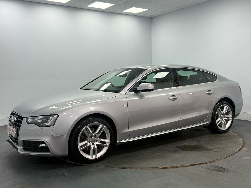 Audi A5 2.0 Tdi 190 S Line Multitronic Nav 5 Seat Silver #2