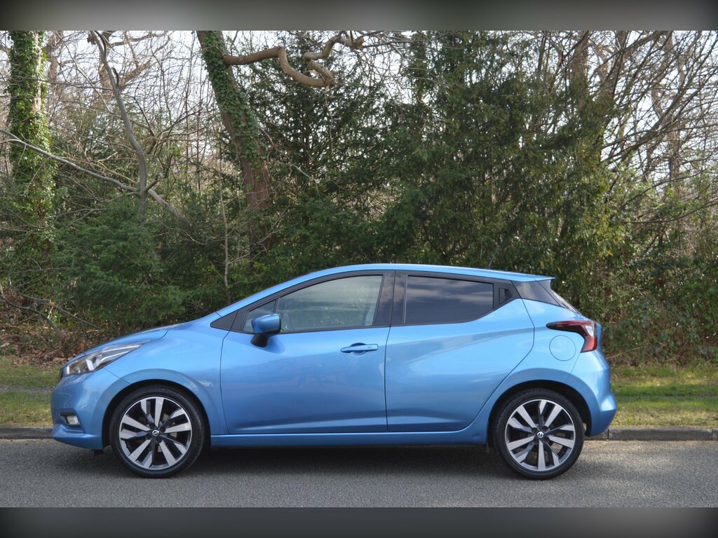Nissan Micra 0.9 Ig-t Tekna Hatchback Euro 6 Blue #3