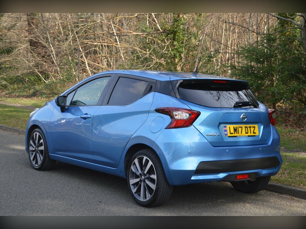 Nissan Micra 0.9 Ig-t Tekna Hatchback Euro 6 Blue #4