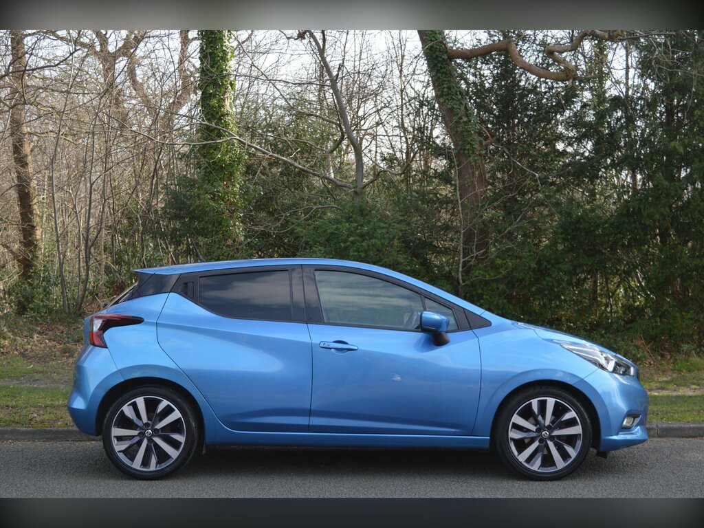 Nissan Micra 0.9 Ig-t Tekna Hatchback Euro 6 Blue #6