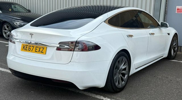 Tesla Model S Auto 5dr White #5