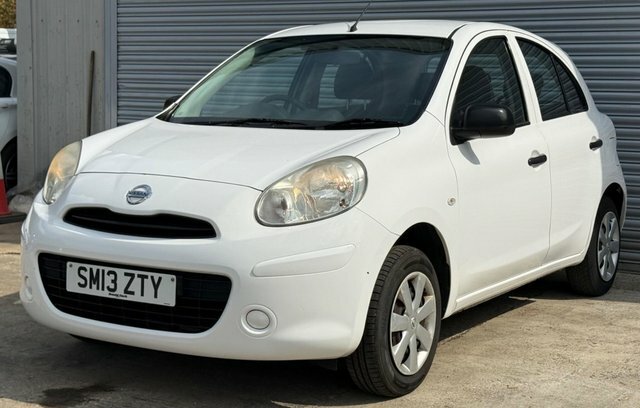 Nissan Micra Visia Cvt Euro 5 White #3