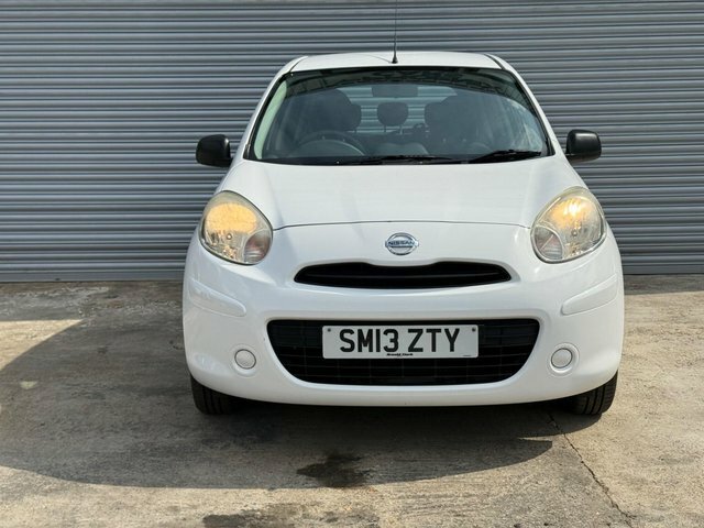 Nissan Micra Visia Cvt Euro 5 White #2