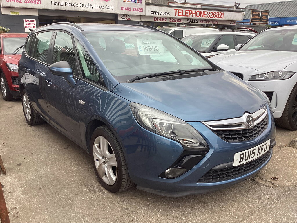 Vauxhall Zafira Tourer 1.4I Turbo Exclusiv Mpv Euro 6 Blue #3