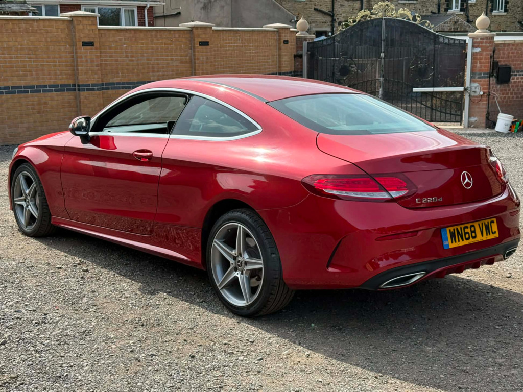 Mercedes-Benz C Class 2.1 C220d Amg Line Coupe G-tronic Euro Red #4