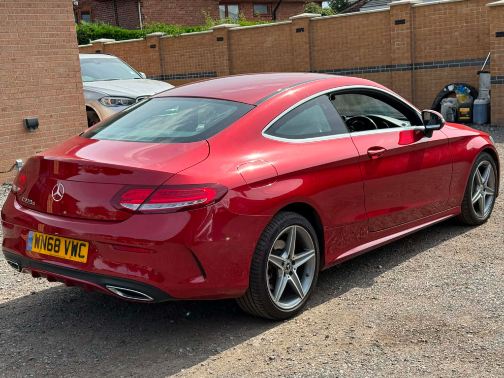 Mercedes-Benz C Class 2.1 C220d Amg Line Coupe G-tronic Euro Red #5
