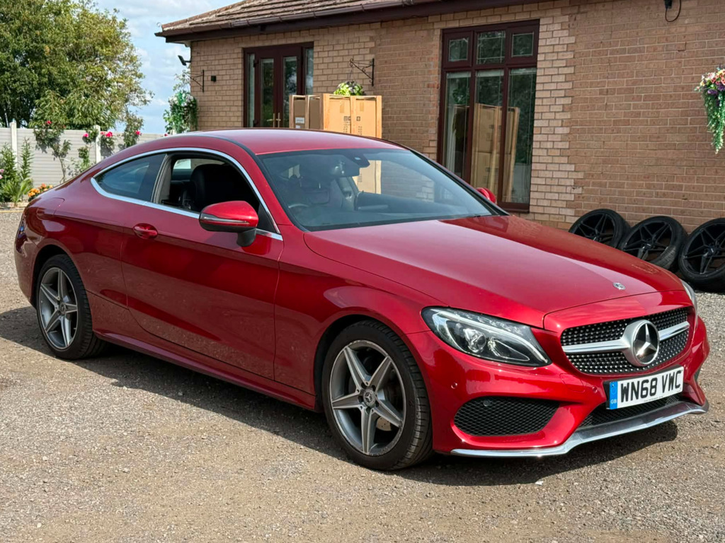Mercedes-Benz C Class 2.1 C220d Amg Line Coupe G-tronic Euro Red #2