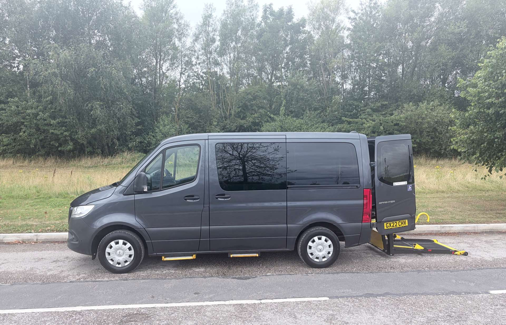 Mercedes-Benz Sprinter Driver From Wheelchair Upront Wheelchair Accessi