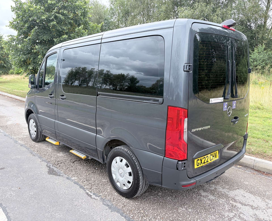Mercedes-Benz Sprinter Driver From Wheelchair Upront Wheelchair Accessi #5