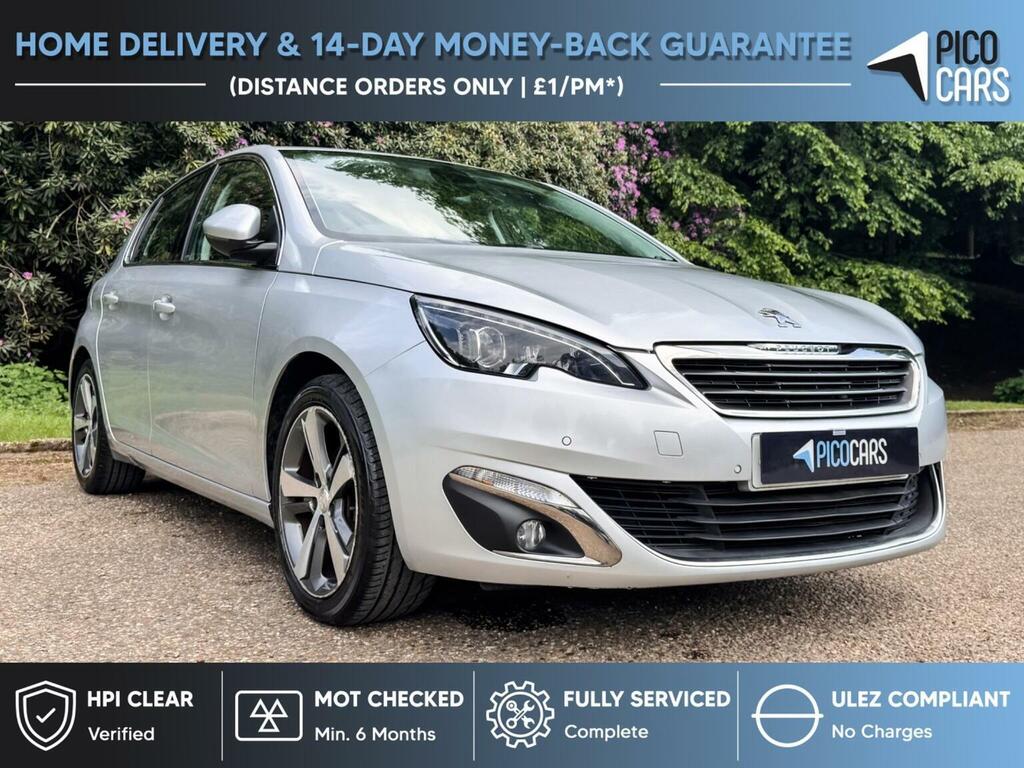 Peugeot 308 Hatchback 1.2 Puretech Allure Euro 6 Ss 20 Silver