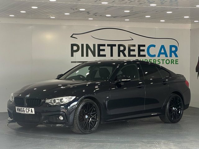 BMW 4 Series Gran Coupe 2.0 420D M Sport Hatchback Xdrive Black #3