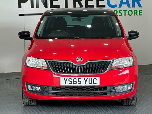 Skoda Rapid Spaceback 1.4 Tdi Se Sport Hatchback Euro YS65YUC Red #2