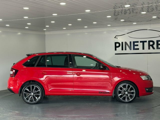 Skoda Rapid Spaceback 1.4 Tdi Se Sport Hatchback Euro YS65YUC Red #4