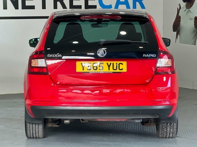 Skoda Rapid Spaceback 1.4 Tdi Se Sport Hatchback Euro YS65YUC Red #6