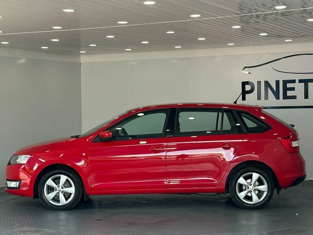 Skoda Rapid Spaceback 1.2 Tsi Se Hatchback Euro 5 105 KY14UXZ Red #4