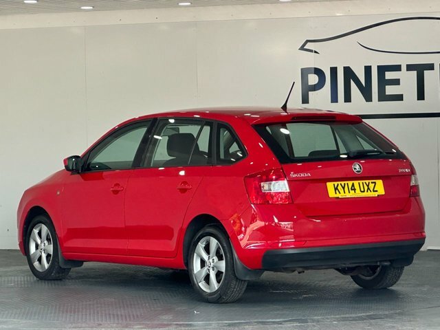Skoda Rapid Spaceback 1.2 Tsi Se Hatchback Euro 5 105 KY14UXZ Red #6