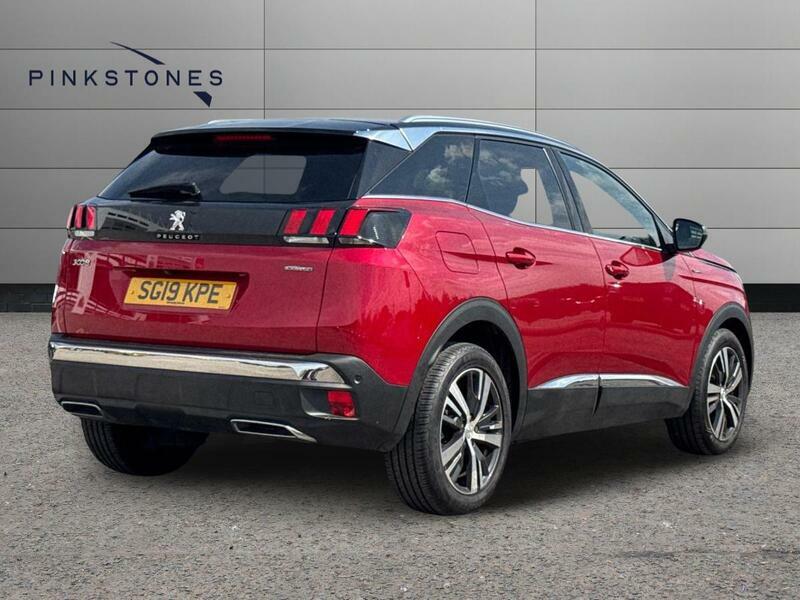 Peugeot 3008 1.6 Puretech Gt Line Eat Euro 6 Ss SG19KPE Red #3
