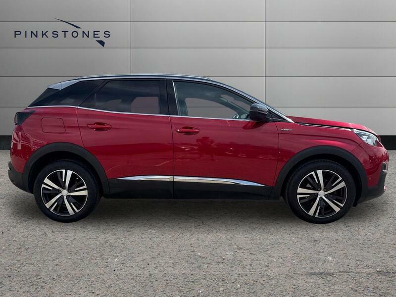 Peugeot 3008 1.6 Puretech Gt Line Eat Euro 6 Ss SG19KPE Red #2