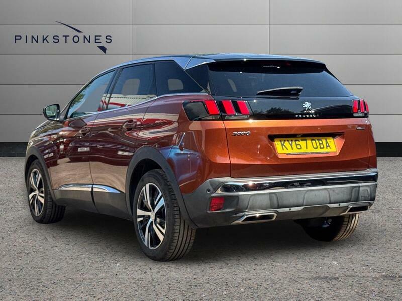 Peugeot 3008 1.6 Thp Gt Line Eat Euro 6 Ss KY67OBA Brown #5